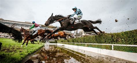 Hippodrome d'Auteuil pendant une course de steeple-chase