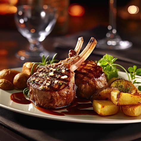Plat de viande appétissant avec garniture