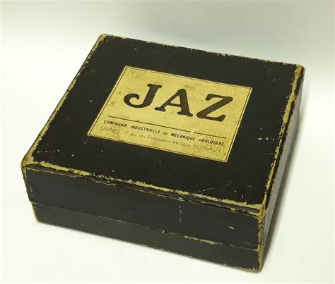 Boîte d'emballage ancienne Jaz pour pièces détachées