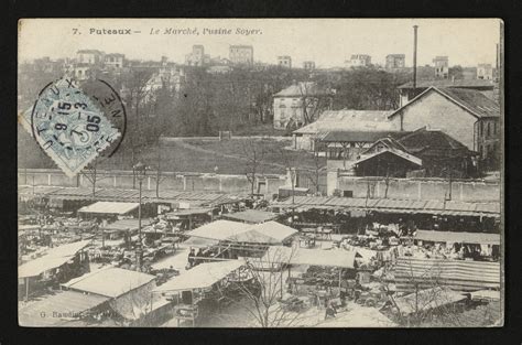 Carte ancienne montrant l'emplacement potentiel de l'usine Jaz à Puteaux