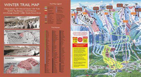 Carte de localisation de Kicking Horse Mountain Resort