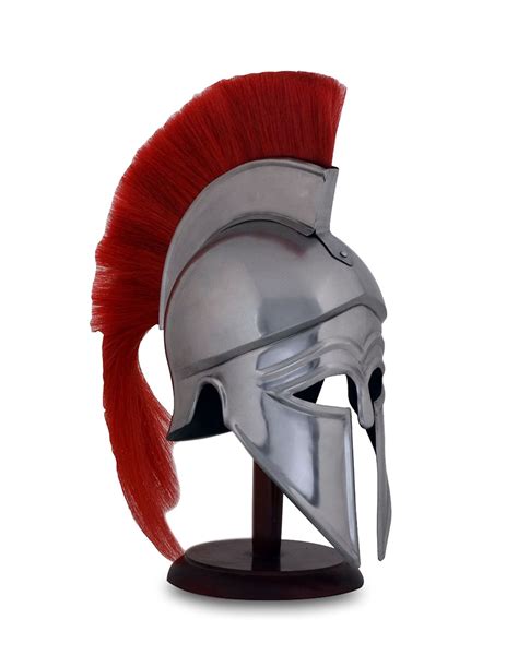 Représentation d'un casque à la romaine avec crinière