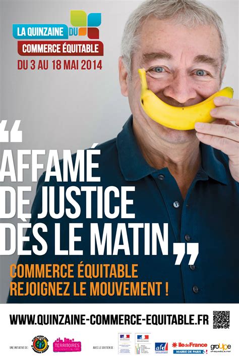 Affiche de la Quinzaine du Commerce Équitable