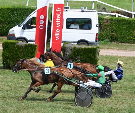 Enable franchissant le poteau d'arrivée