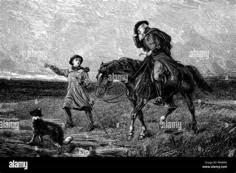 Cavalier dans un paysage désertique avec un chèche