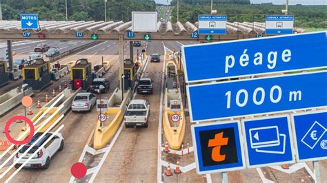 Infographie expliquant le système de péage autoroutier en France