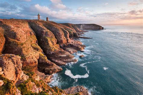 Paysage du Cap d'Erquy et Cap Fréhel avec des chevaux