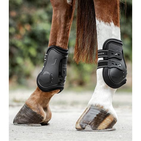 Cheval avec protège-boulets