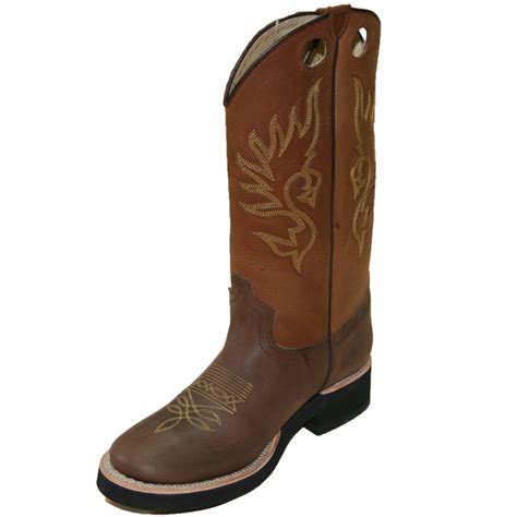 Illustration de différentes bottes western : bottes de travail, bottes Buckaroo, bottes avec lacets