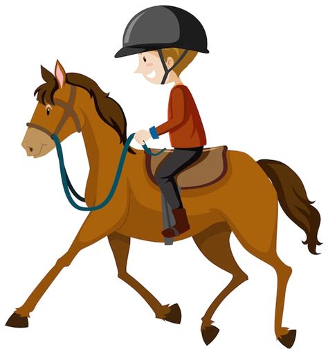 Illustration d'un jeune cavalier sur un poney franchissant un obstacle