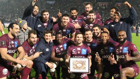 Joueurs de Bordeaux célébrant un but
