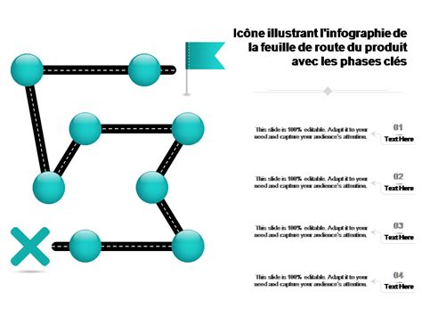 icône représentant une feuille de route ou un chemin
