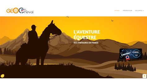 Carte interactive des itinéraires équestres GeoCheval