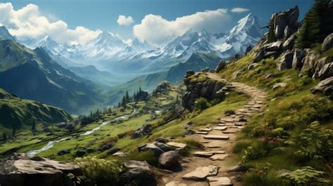 Chemins de montagne anciens
