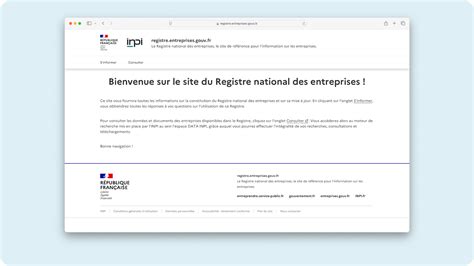 Registre des entreprises françaises