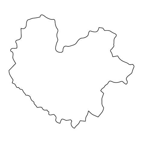 Carte de la province de Thai Nguyen mettant en évidence les zones rurales et agricoles