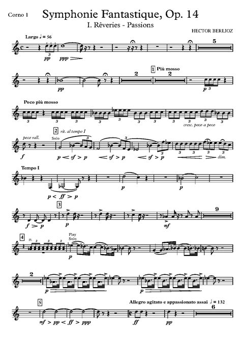 Partition de la Symphonie Fantastique