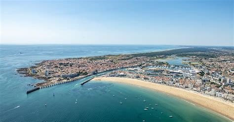 Carte de la Vendée avec les Sables d'Olonne et Brem sur Mer mis en évidence