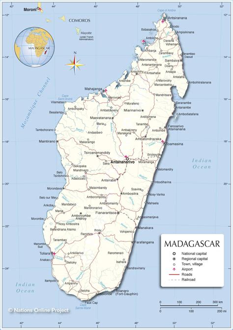 Carte de Madagascar