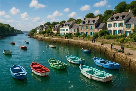 VTTiste traversant un paysage pittoresque de Bretagne