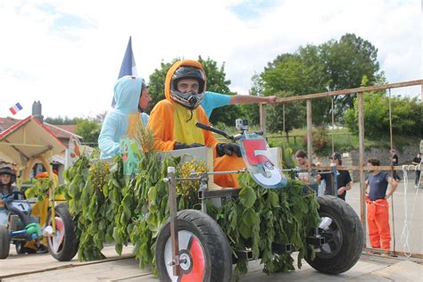 Podium de la course de caisses à savon