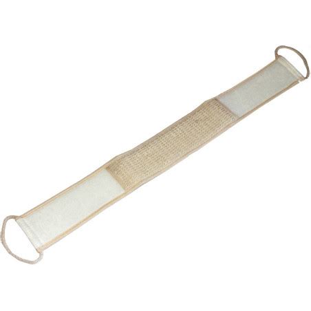 Lanière de massage exfoliante en crin et coton