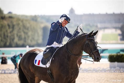 Vladimir Vinchon en compétition de para-dressage