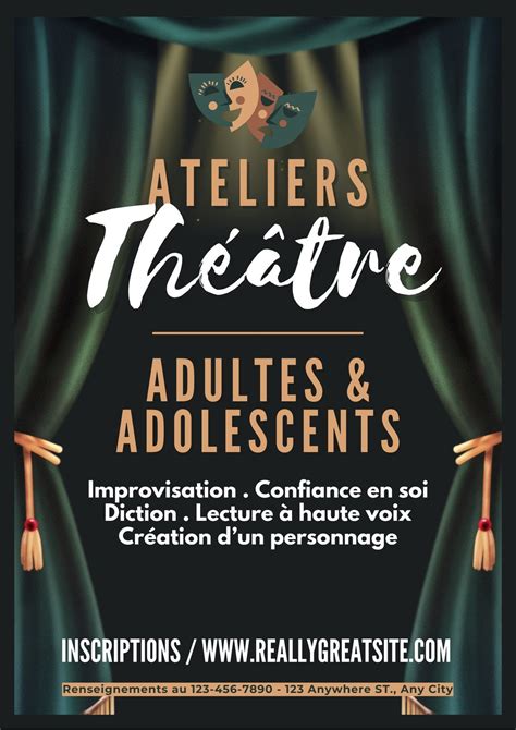 Affiche de la pièce de théâtre