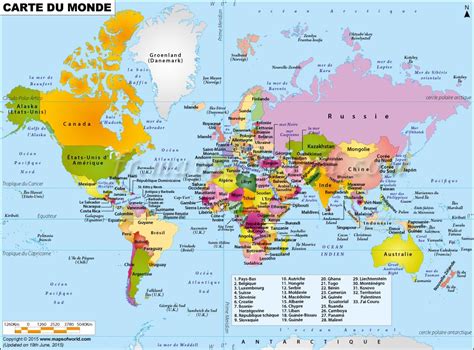 Carte du monde indiquant les pays où la fondation Tutator intervient